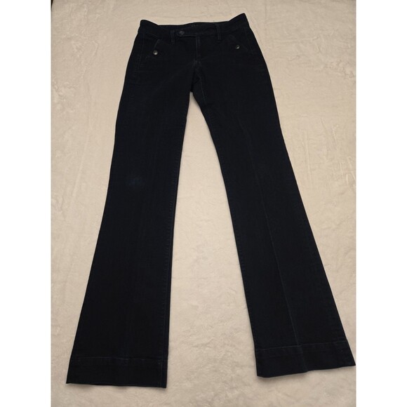Ann Taylor Loft Jeans Womens 30 In Waist Dark Blue Denim Pants Basic - Picture 1 of 13